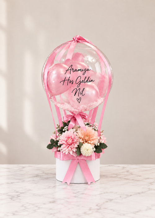 Pembe Fısıltı Balon Kutusu