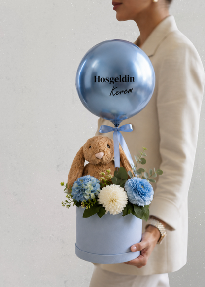 Uyku Arkadaşım Tavşanlı Erkek Bebek Kutusu